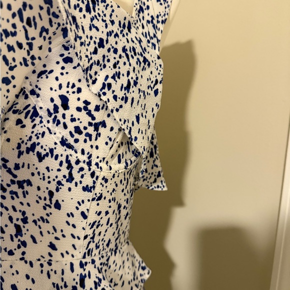 Buddy Love Blue and White Ruffle Dress - Picture 4 of 8